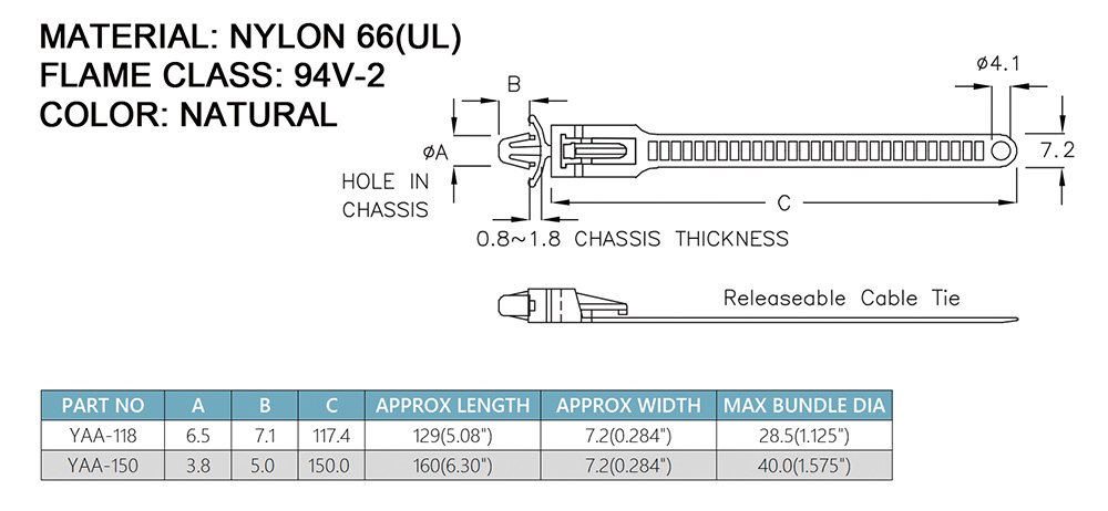 Wire Ties YAA-118